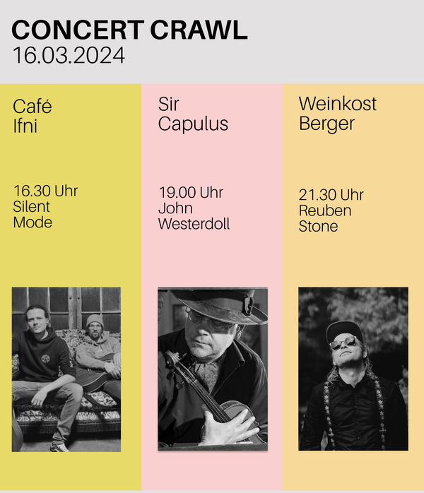 Concert Crawl Vol. 1