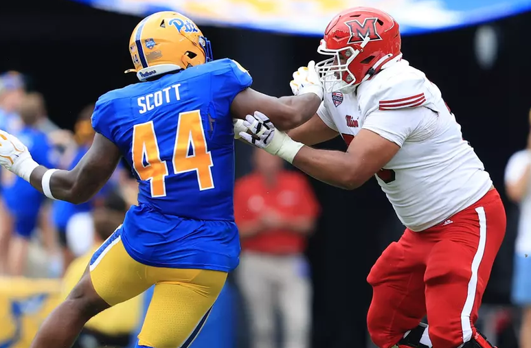 Pitt QB Mason Heintschel (453 yards, 7 TDs) lights up Miami (OH) in 59-14 blowout