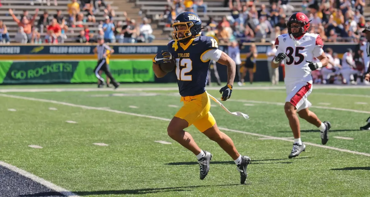 Toledo outlasts Western Michigan in high-octane 45-38 shootout