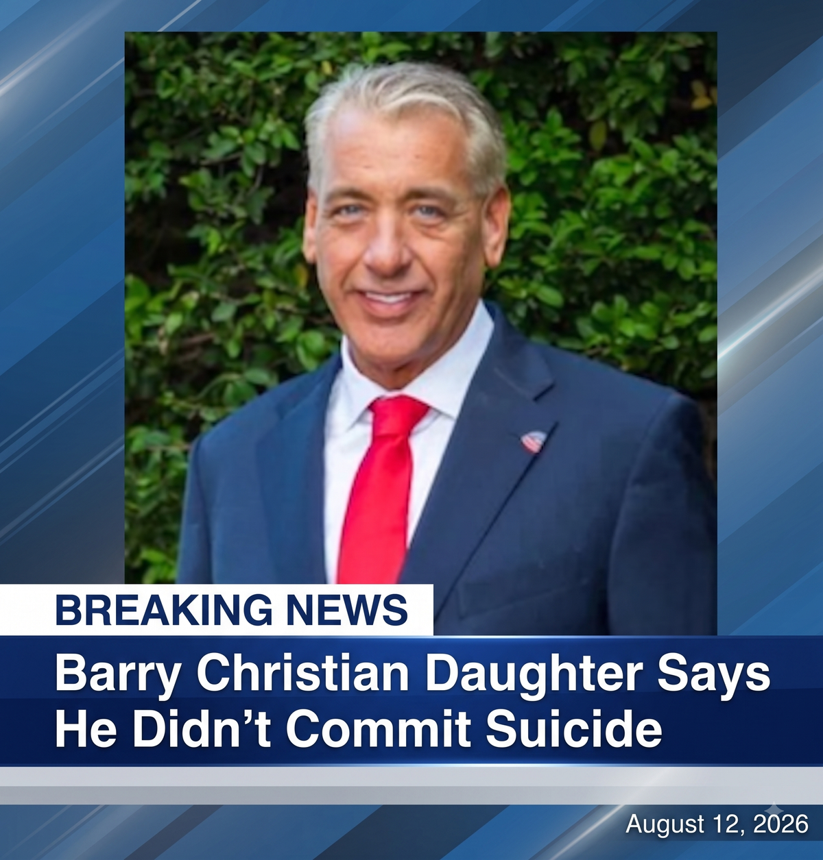 “My Father Did Not Commit Suicide”: Daughter of Oklahoma's Barry Christian Challenges Official Ruling, Citing Unanswered Forensic Questions