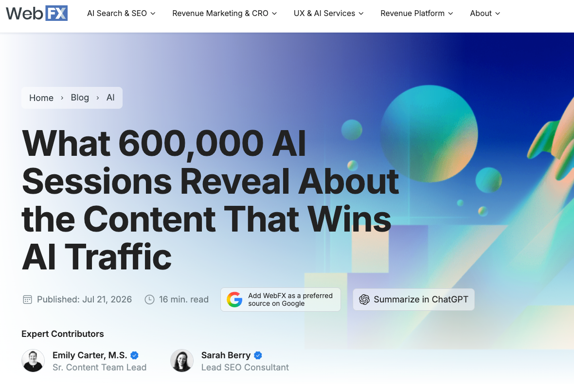 AI search skips your funnel: why 92% of AI traffic lands on decision-stage pages