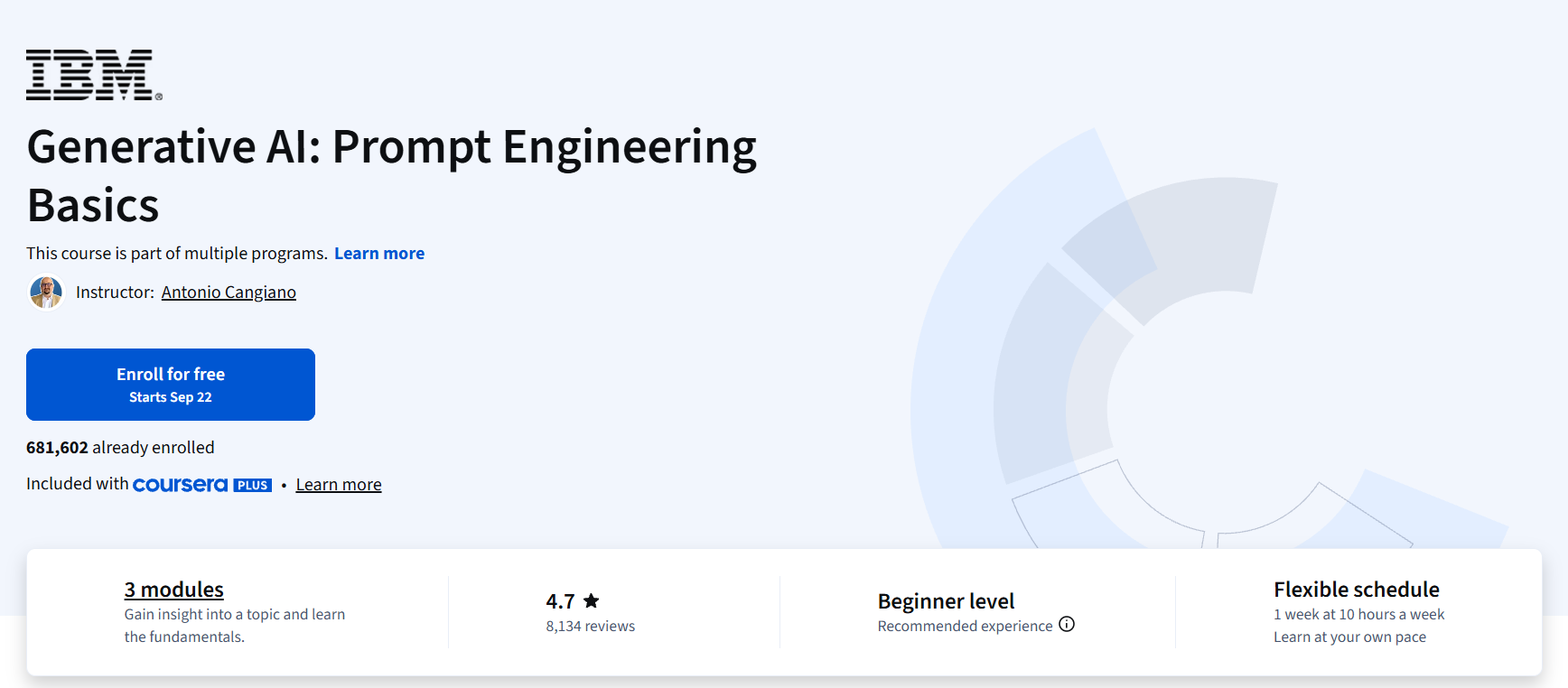 Generative AI: Prompt Engineering Basics by Coursera