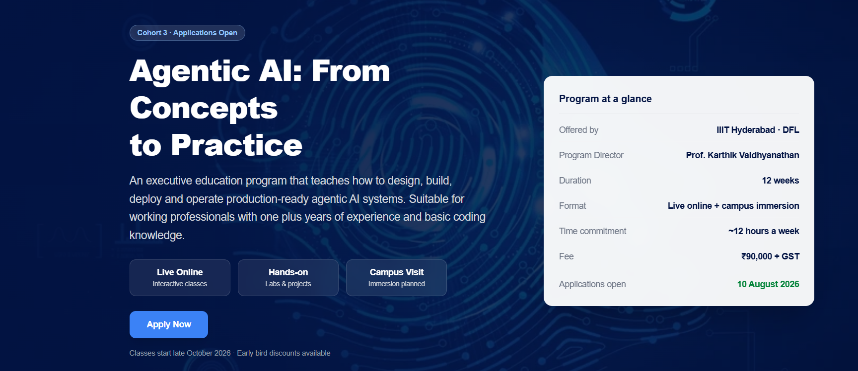 Agentic AI: From Concepts to Practice by IIIT Hyderabad