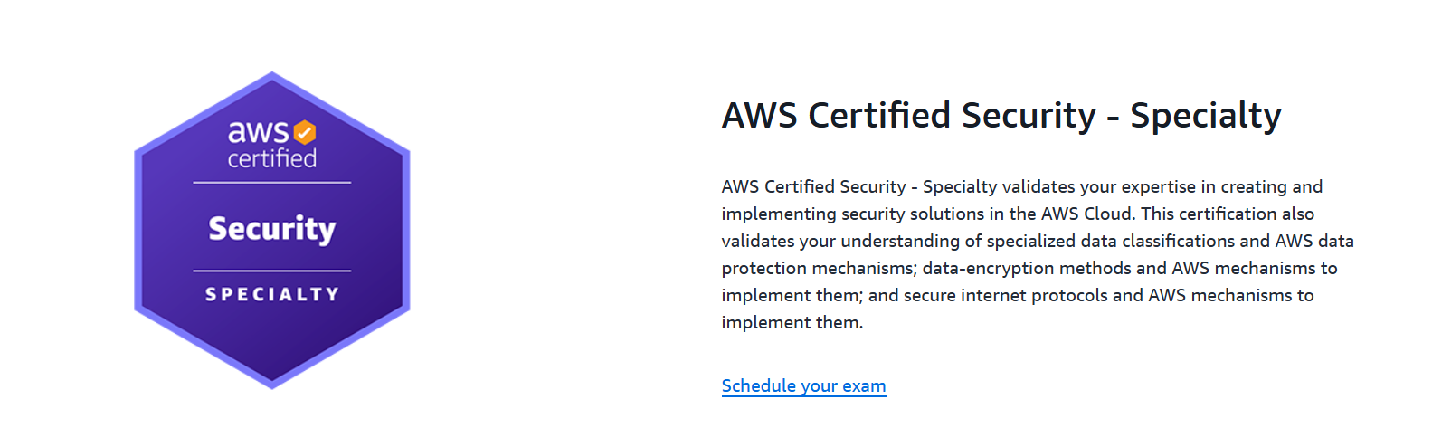 AWS Certified Security - Specialty