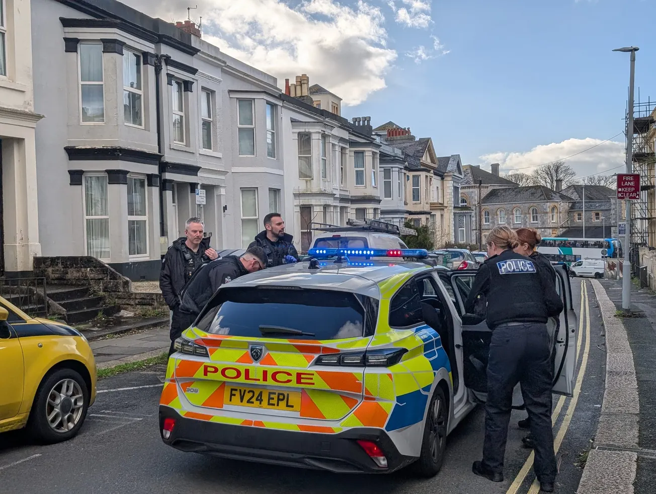 Armed police incident ongoing in Plymouth
