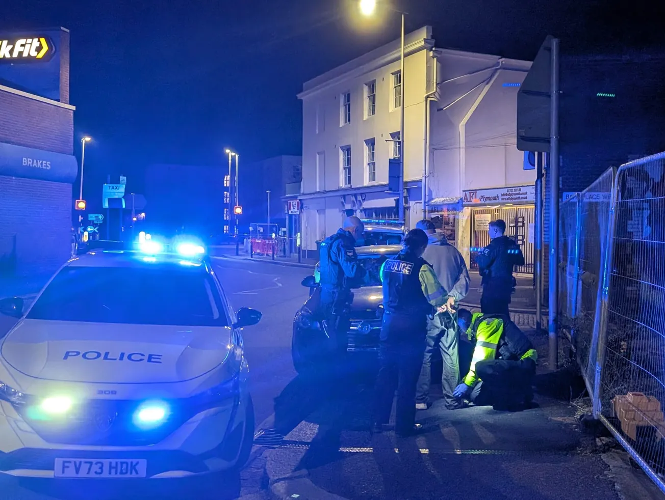 Man arrested by armed police after drug stop in Plymouth