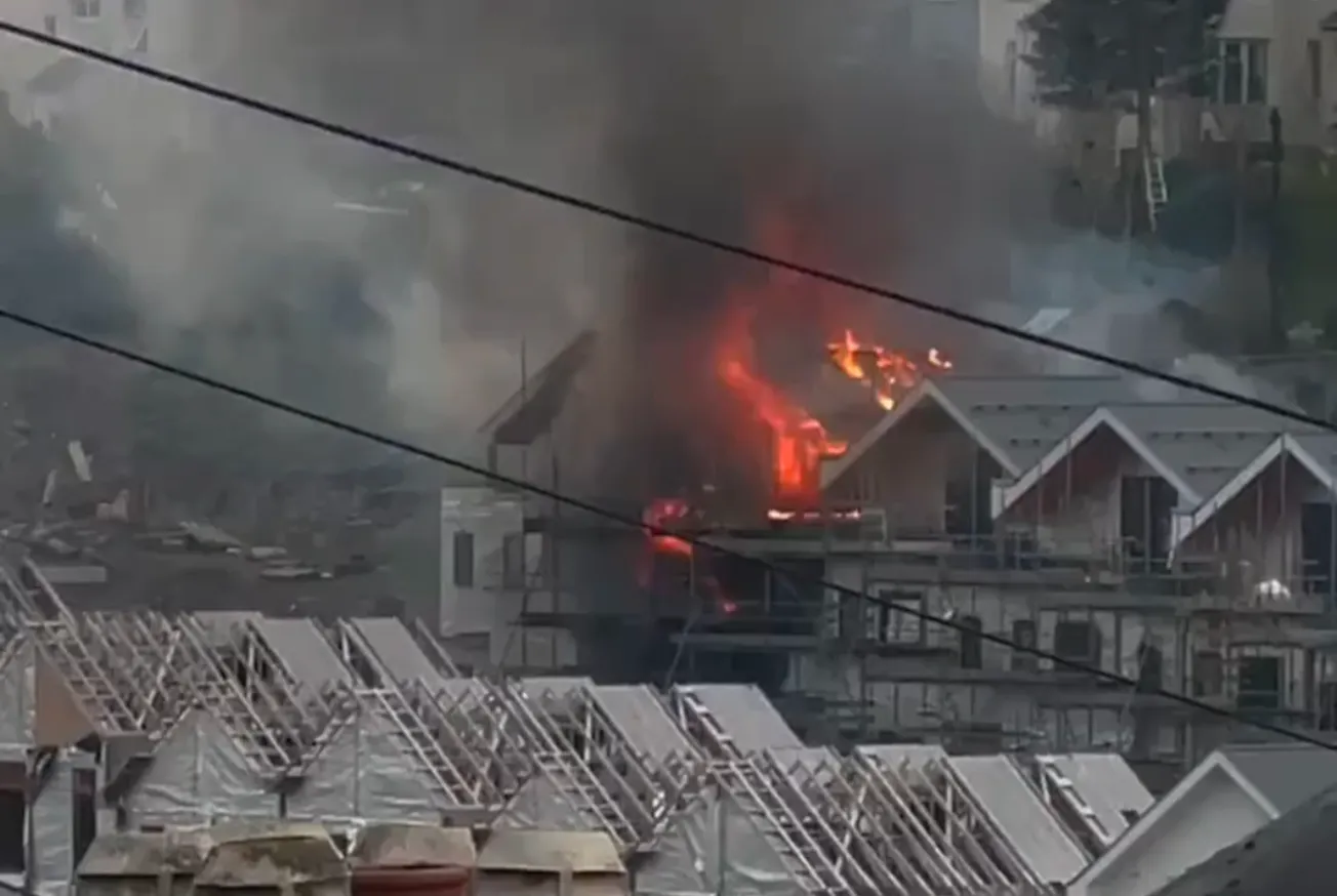 Major fire on Prince Maurice Road in Plymouth