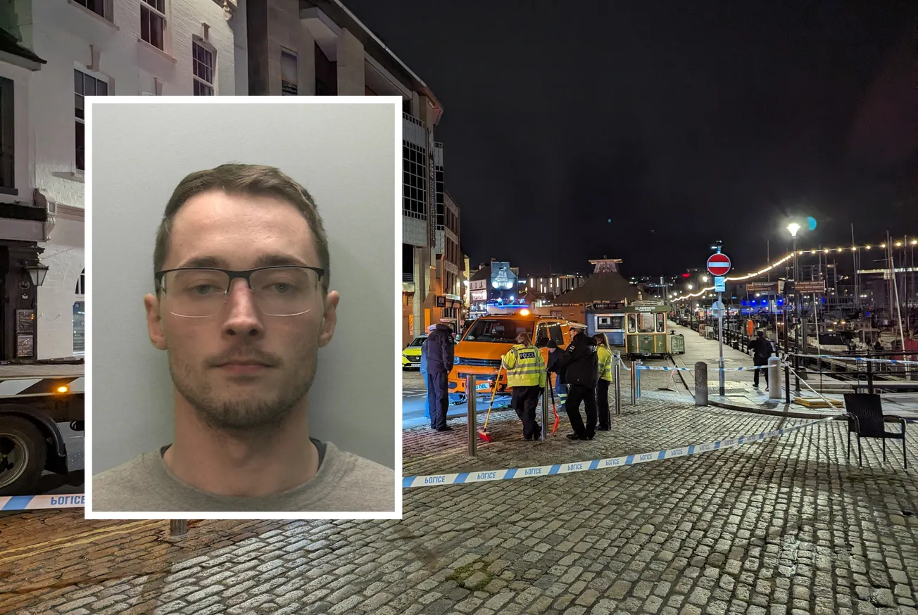 Man jailed for 8 years after reversing car into pedestrian on Plymouth’s Barbican