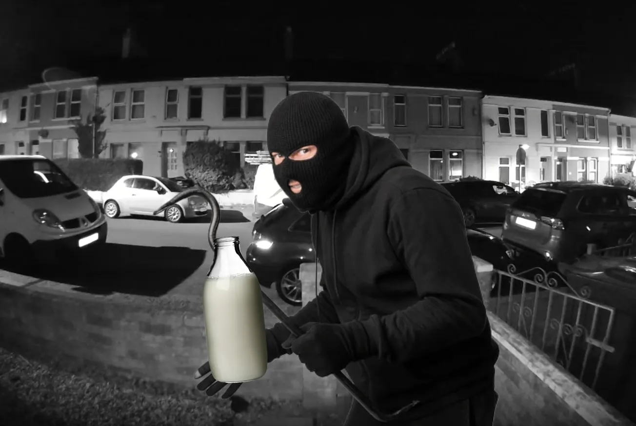 Man caught on CCTV stealing milk from elderly woman’s doorstep in Plymouth