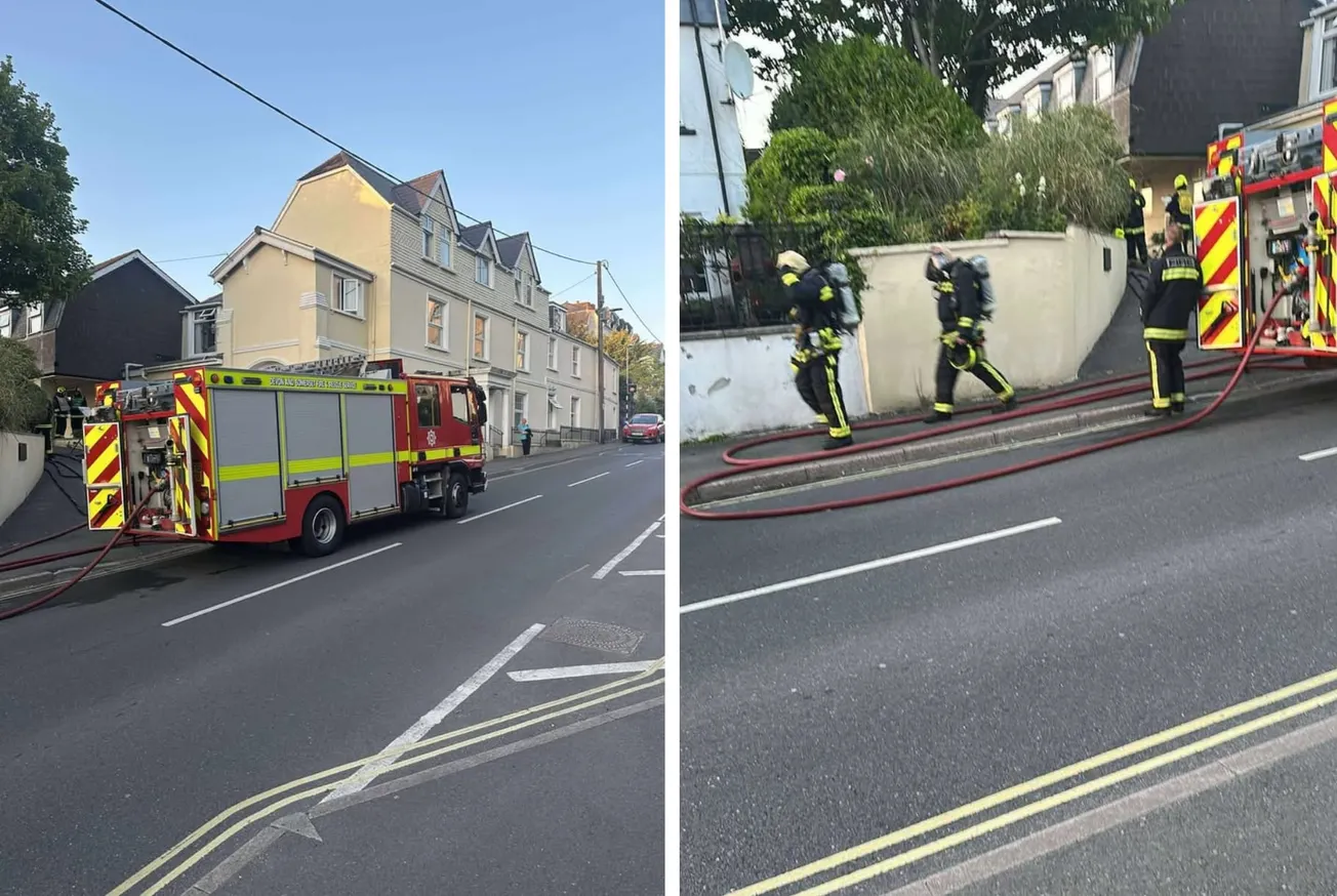 Fire at Plymouth care home prompts emergency response