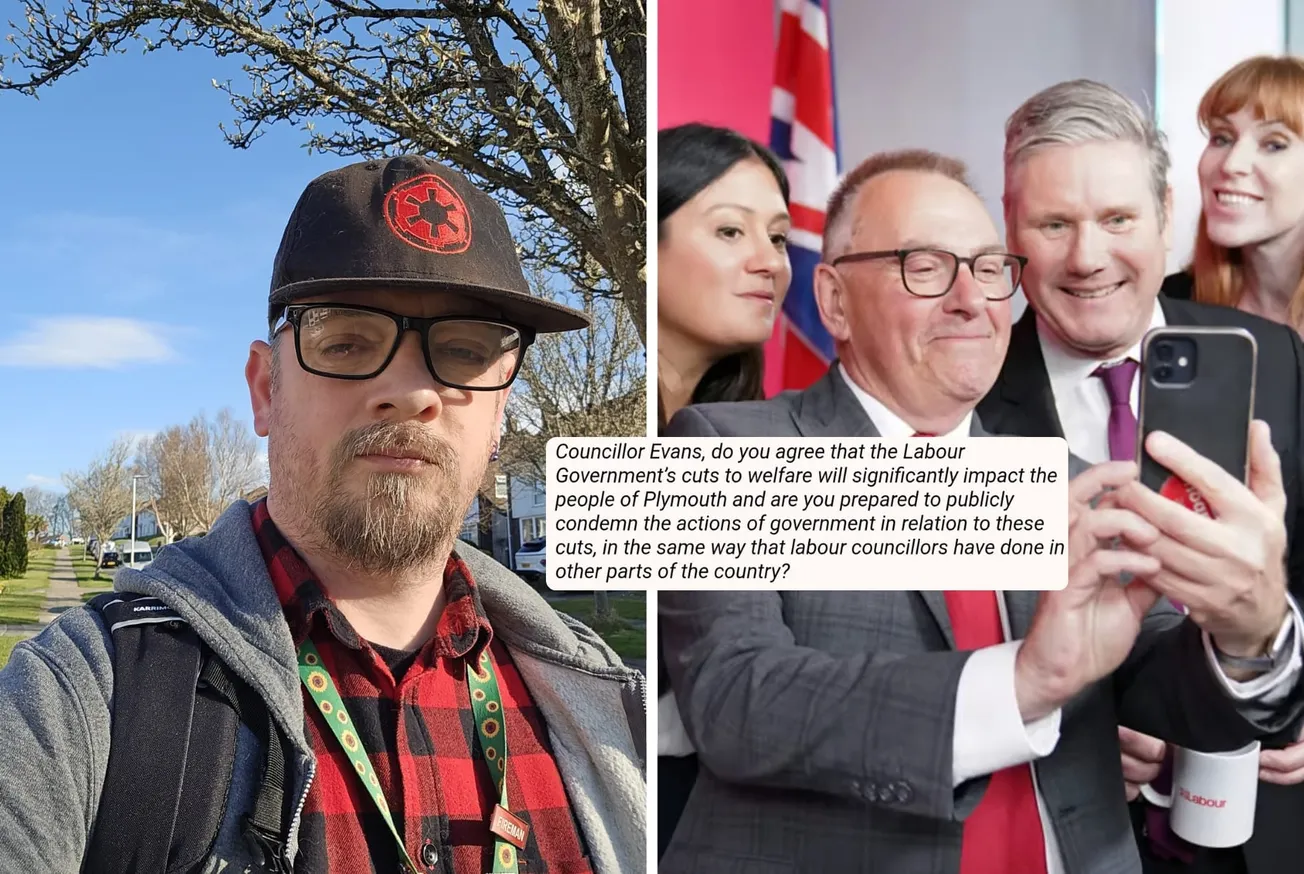 Public question to Tudor Evans on welfare cuts 'blocked'