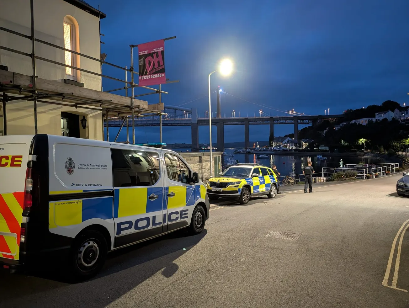 Armed police leave Saltash Passage following serious incident