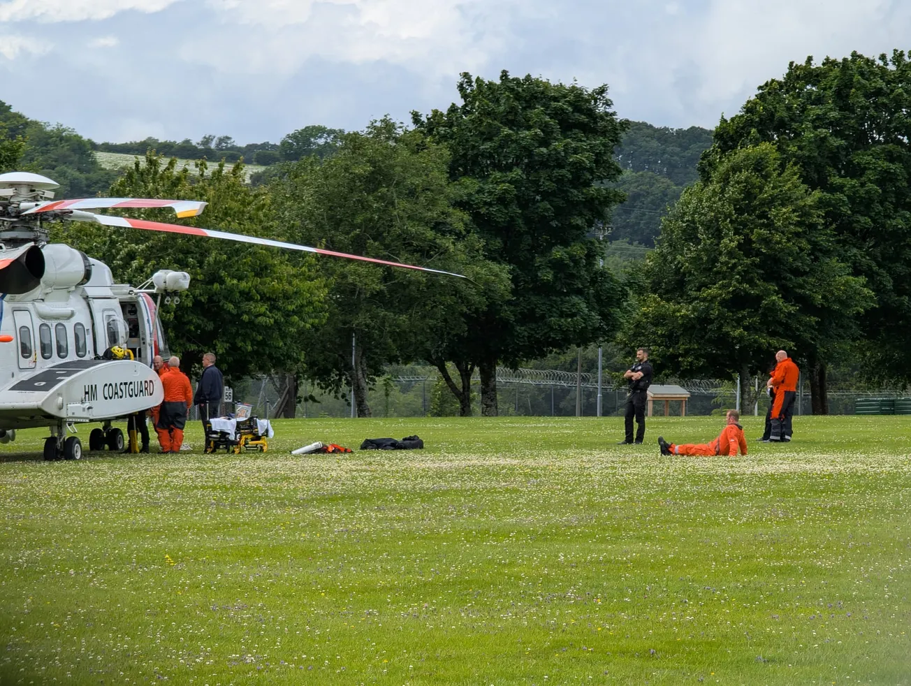 Man dies on Coastguard helicopter after rescue off Plymouth coast