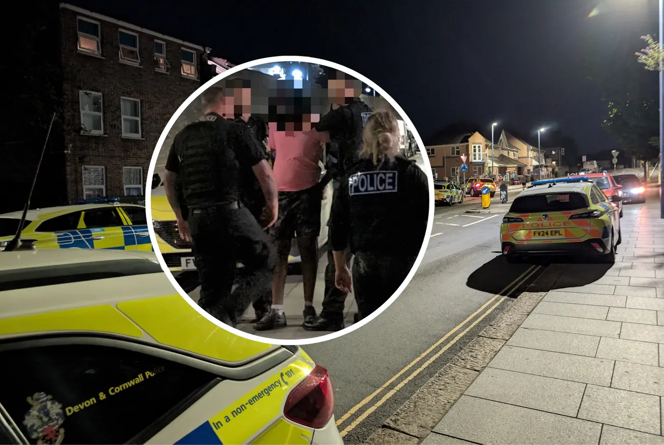 Plymouth cuckooing raid ends in two arrests after men attempt to escape in Stonehouse