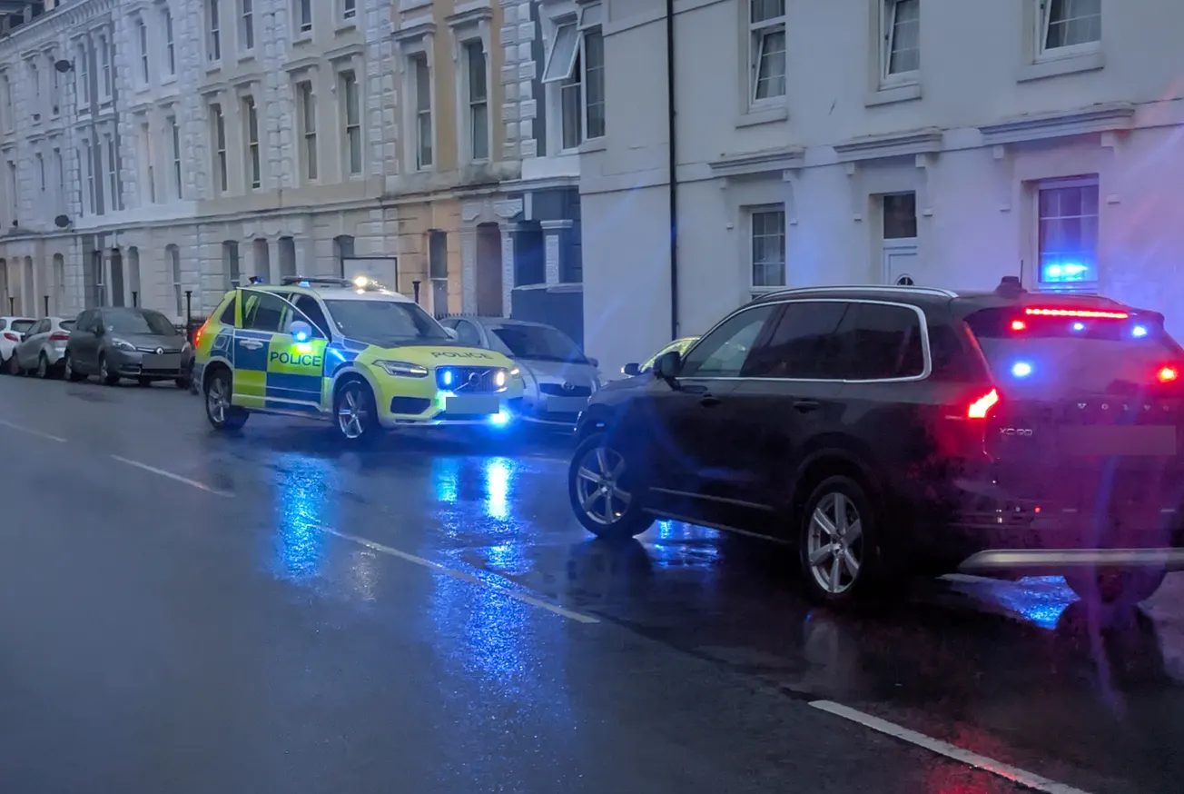 ​Armed police storm Plymouth road as 'cloned' car seized and man detained