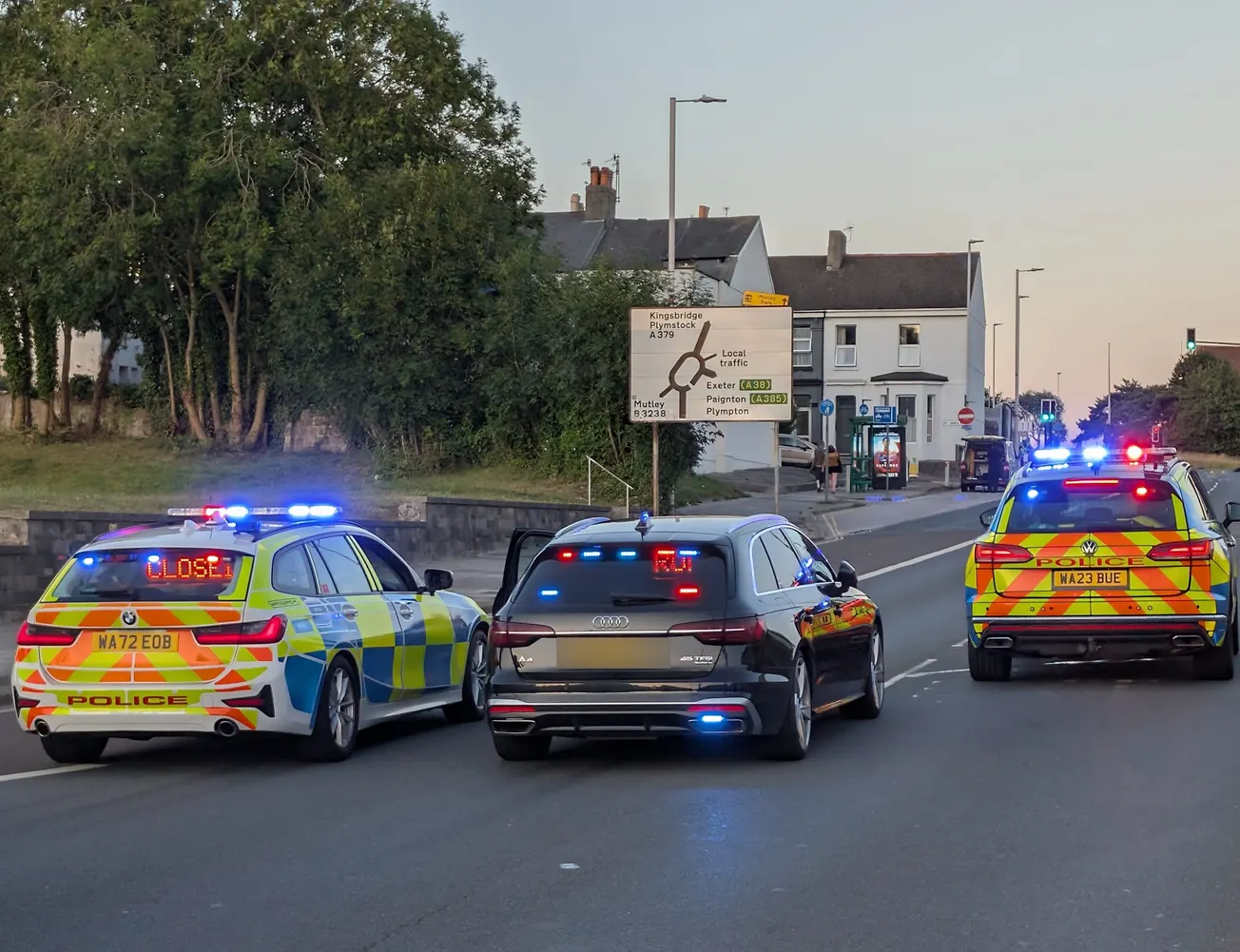 Pedestrian fighting for life after crash with untaxed, uninsured moped in Plymouth city centre