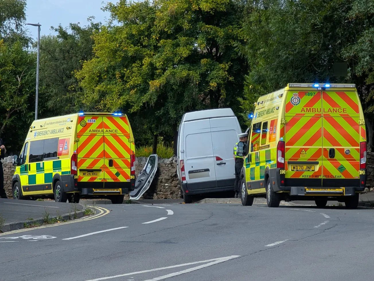 Tragedy as man killed after van crashes into wall of Plymouth home
