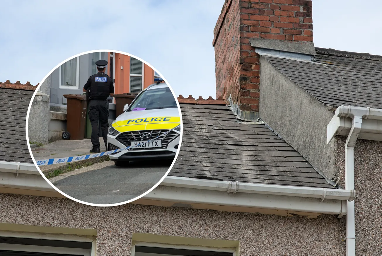 Wanted man seriously injured after falling from roof during police chase in Plymouth