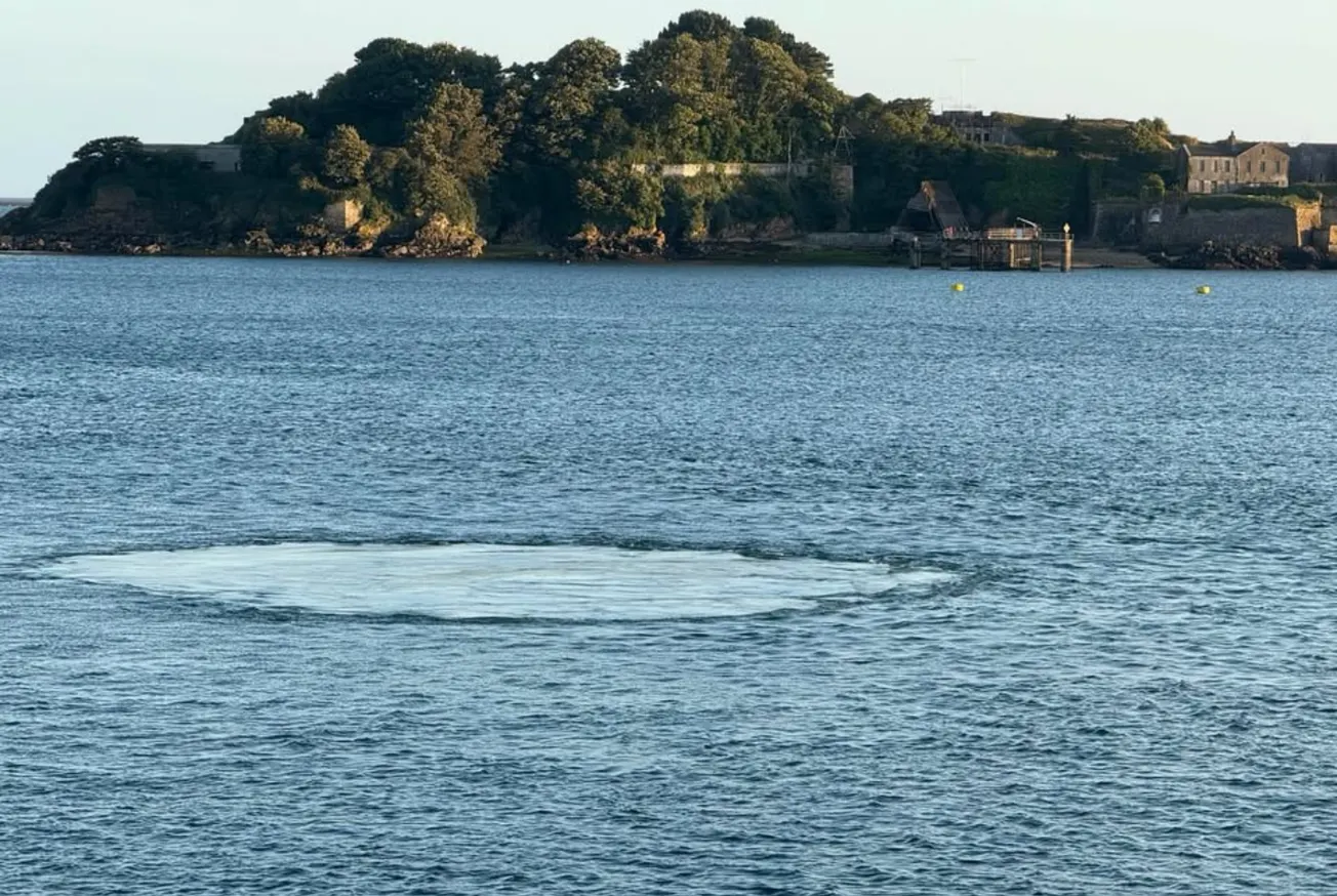 Mystery swirl appears in Plymouth Sound sparking secret submarine rumours
