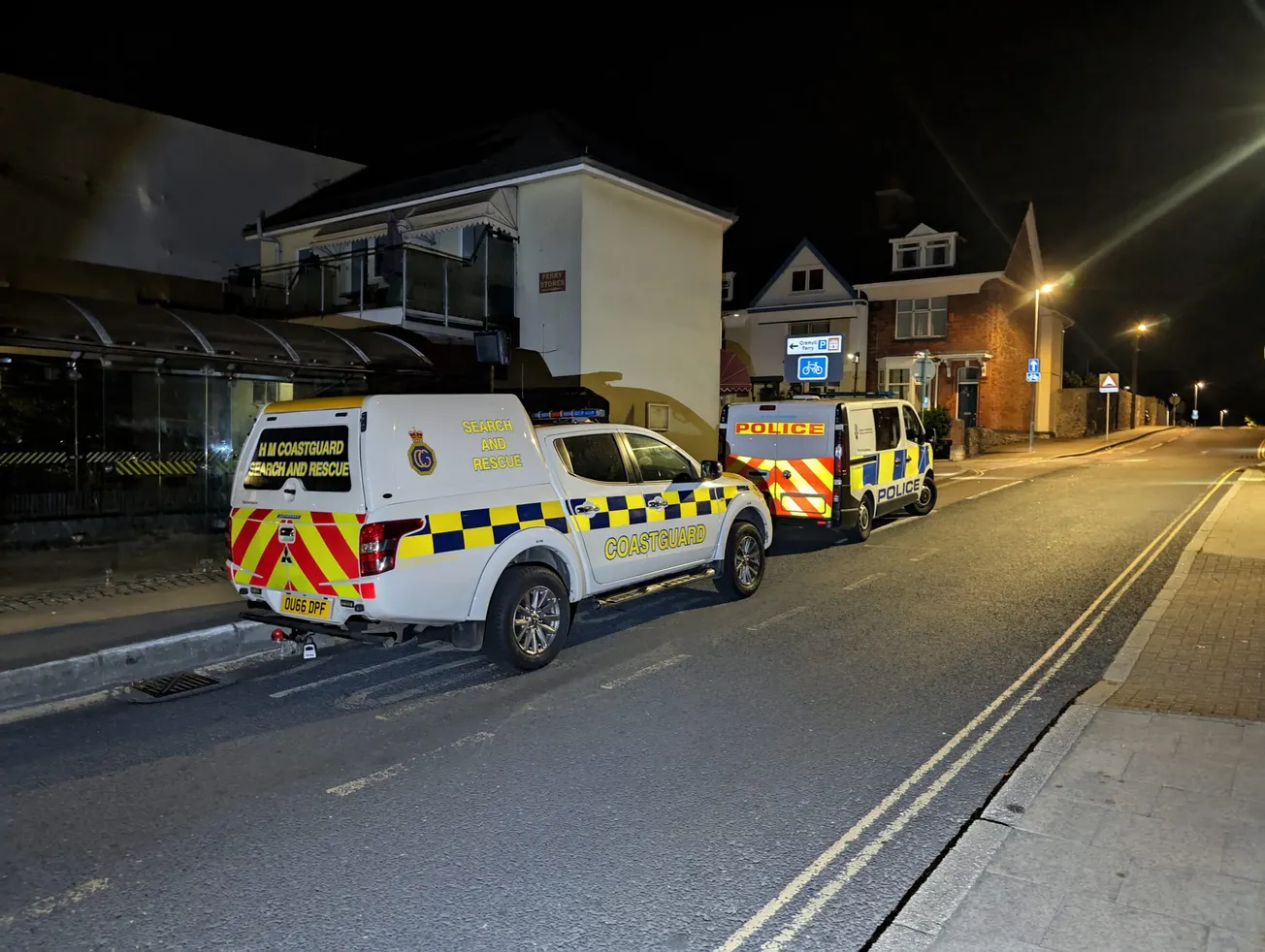 HM Coastguard and police save man in Plymouth after late night Stonehouse search