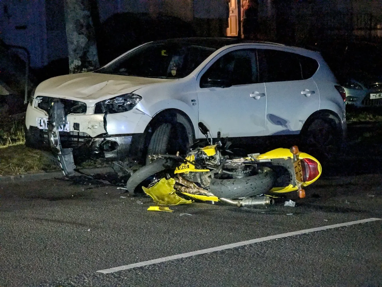 Biker in his 30s fighting for life after crash in Plymouth