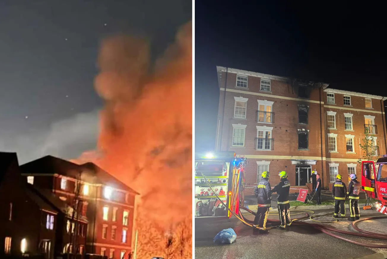 Major fire in Plymouth overnight with homes destroyed