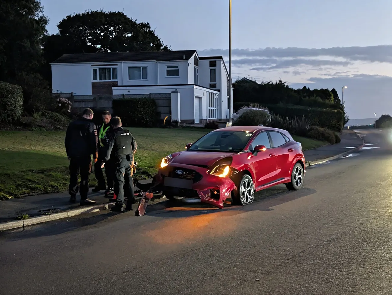 Plymouth man dies after crashing into parked car