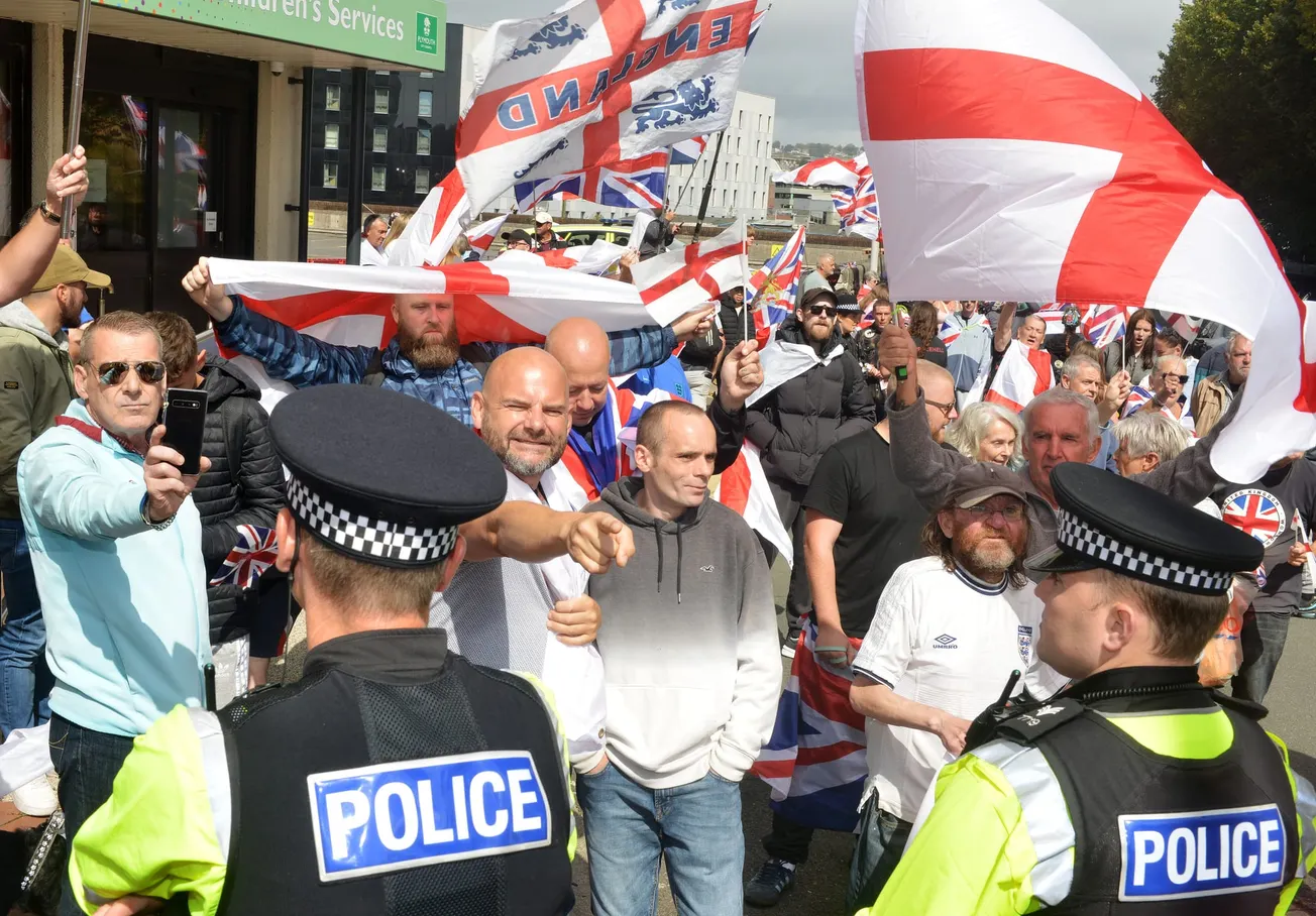 Rival protests planned in Plymouth city centre this Sunday evening