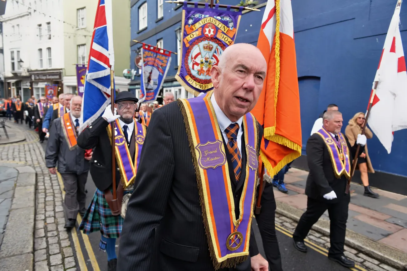Breathtaking scenes as Orange parade takes over Plymouth streets