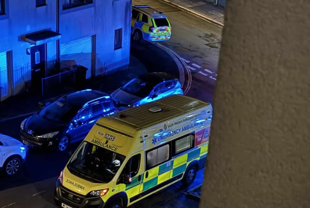 Armed police flood Plymouth street as serious incident unfolds