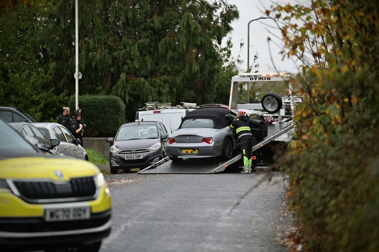 Police chase BMW through busy parts of Plymouth in dramatic pursuit