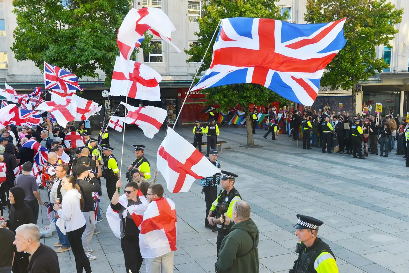 Rival protesters set to confront each other on Plymouth Hoe this weekend