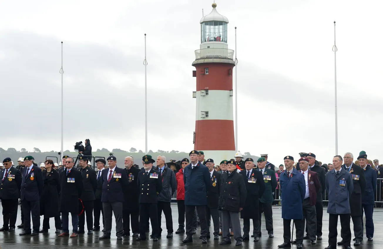 Plymouth stands silent in tears and pride as the city remembers its fallen heroes
