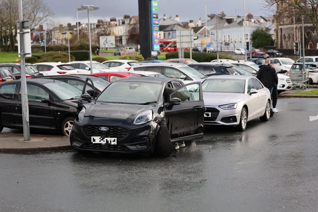 Drugs arrest after man crashes into police car in dramatic Plymouth pursuit