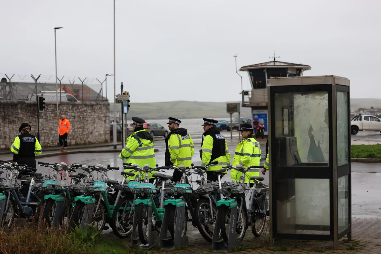 Here’s why so many police were near the Torpoint Ferry today
