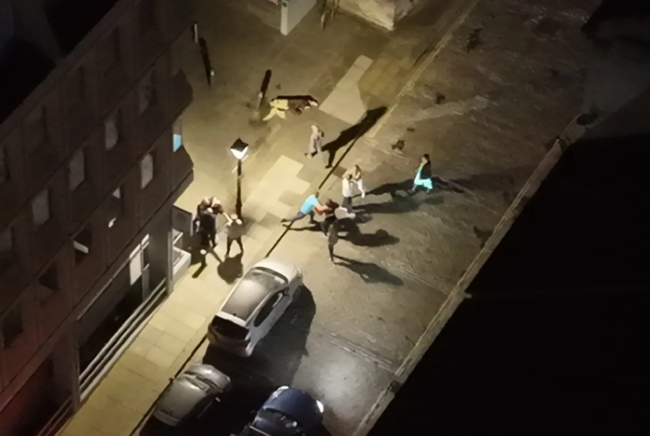 Mass brawl breaks out on St Patrick’s Day in Plymouth