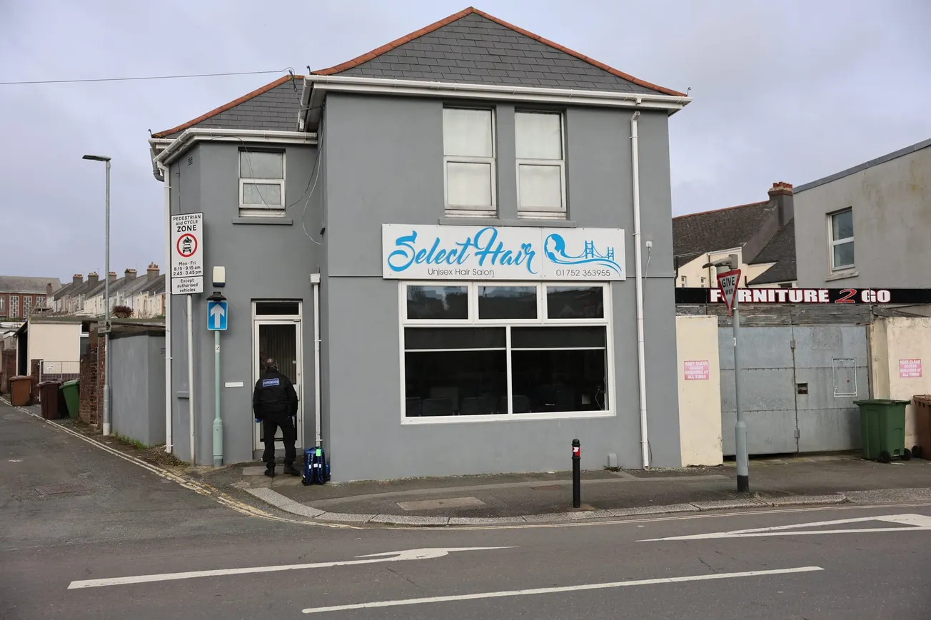 Salon owner 'devastated' after burglars steal equipment and smash shop door in Plymouth