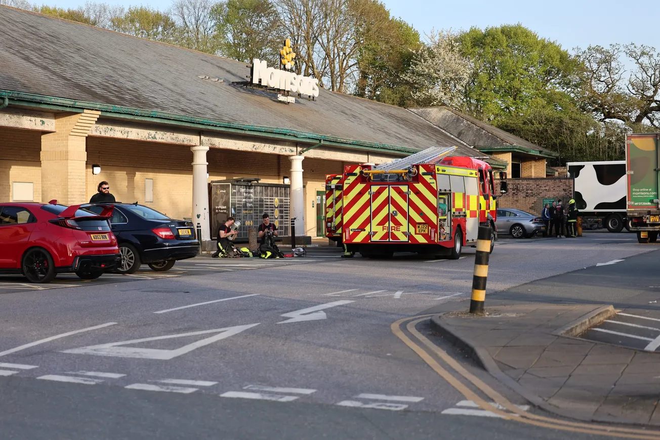 Firefighters respond to incident at Morrisons as Plymouth store shuts