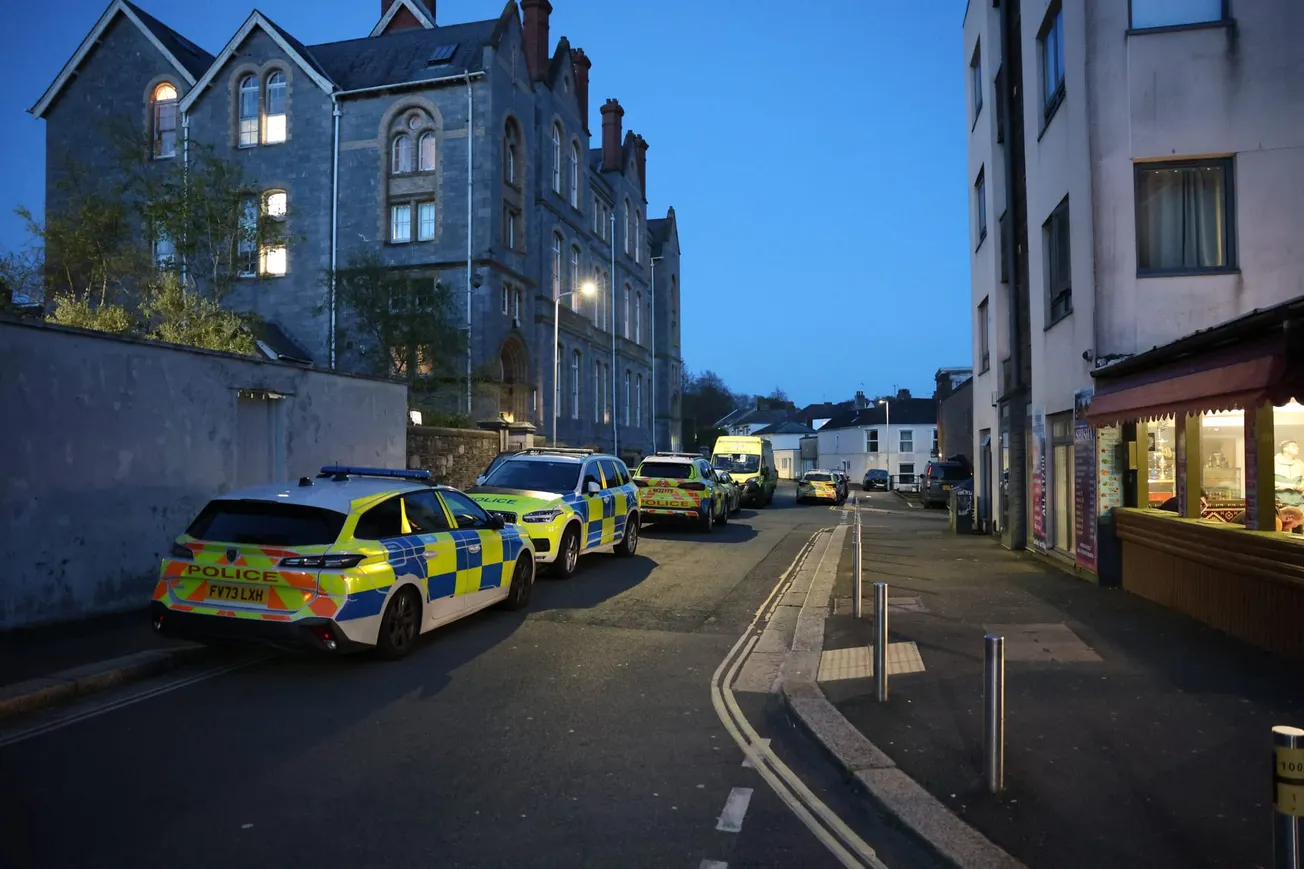 Two men stabbed in Plymouth disturbance as police arrest two
