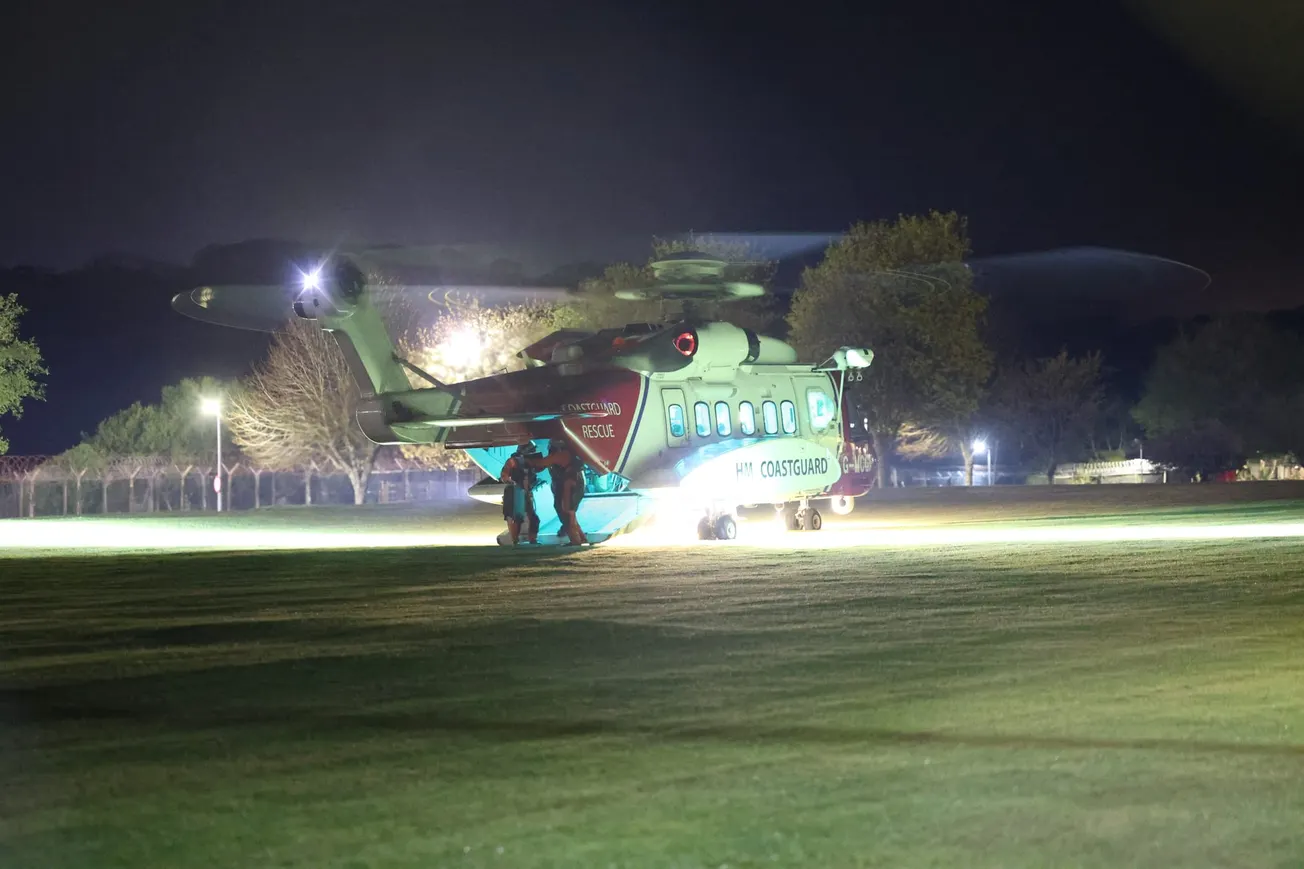 Unwell sailor airlifted to Plymouth after mayday call from Caribbean cargo ship