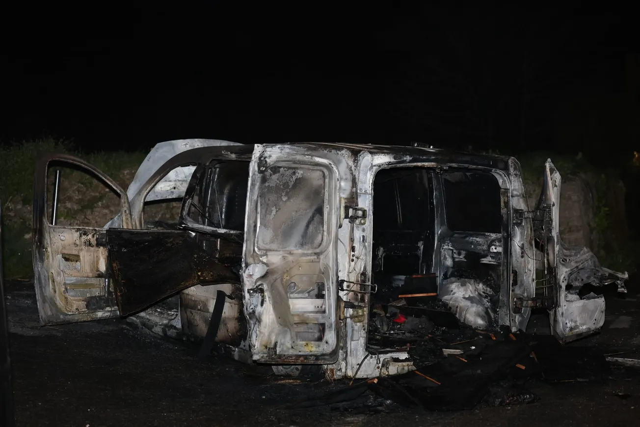 Aftermath of ‘deliberate’ van fire in Plymouth revealed