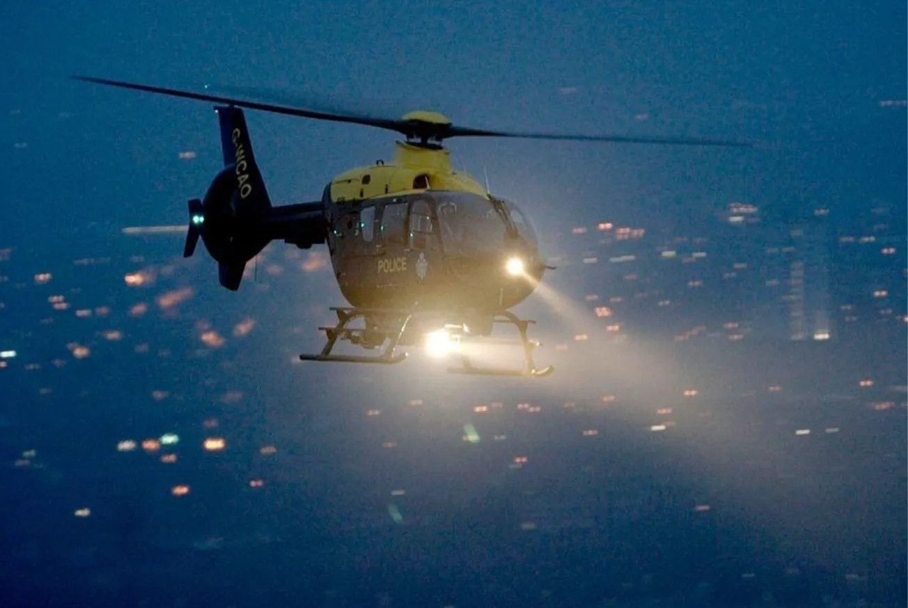 Here's why the police helicopter was up over Plymouth last night
