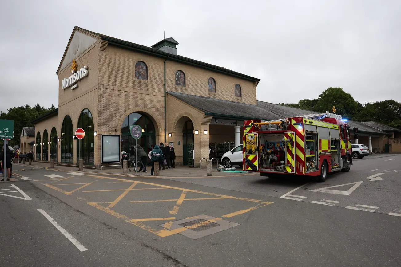 Firefighters respond to incident at Plymouth Morrisons