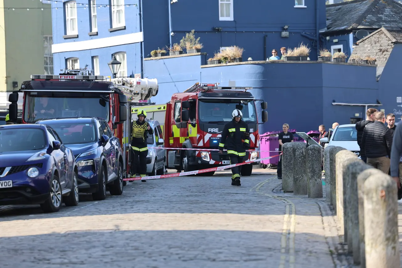 Fire breaks out at Plymouth Barbican restaurant