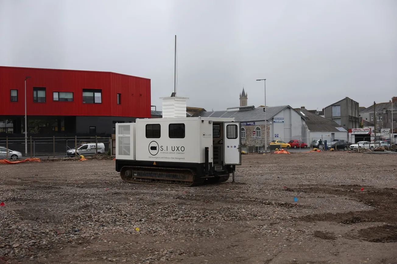 Bomb hunters return to Plymouth building site over fears more bombs are hidden