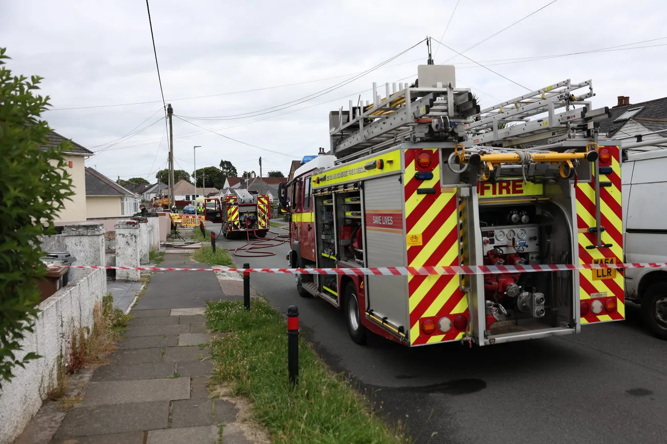 Emergency services respond to house fire in Plymouth - live updates