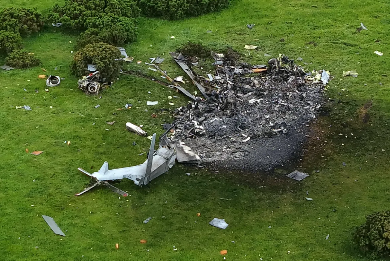 Three Royal Navy crew killed in Merlin helicopter crash during  training exercise in Devon