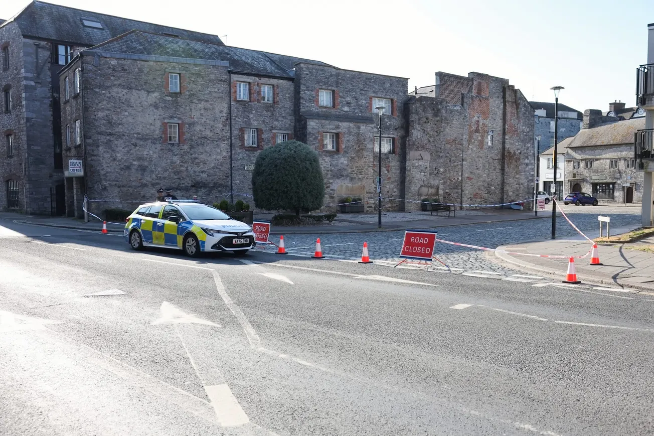 Busy Plymouth street cordoned off after man ‘bottled’ in serious assault