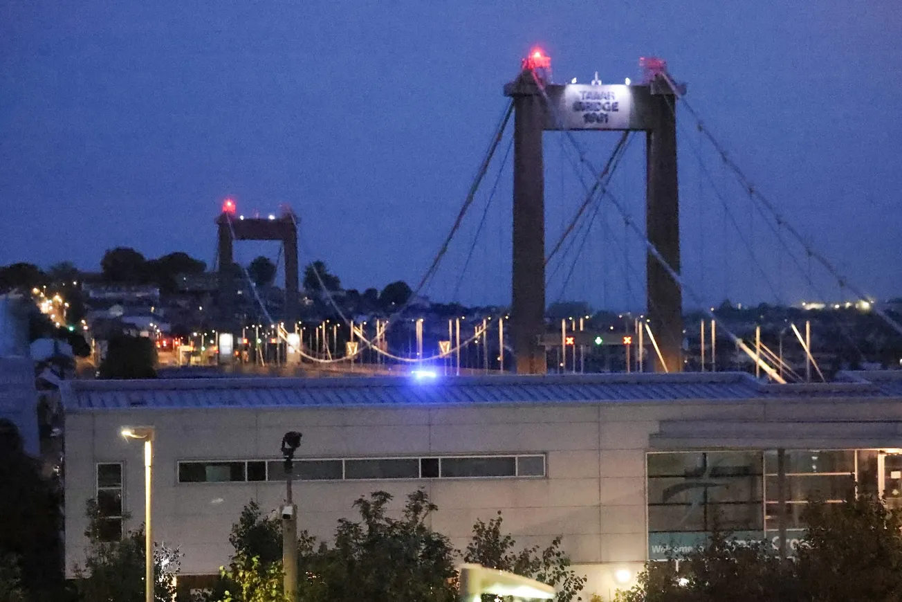 Emergency unfolds on Tamar Bridge - live updates