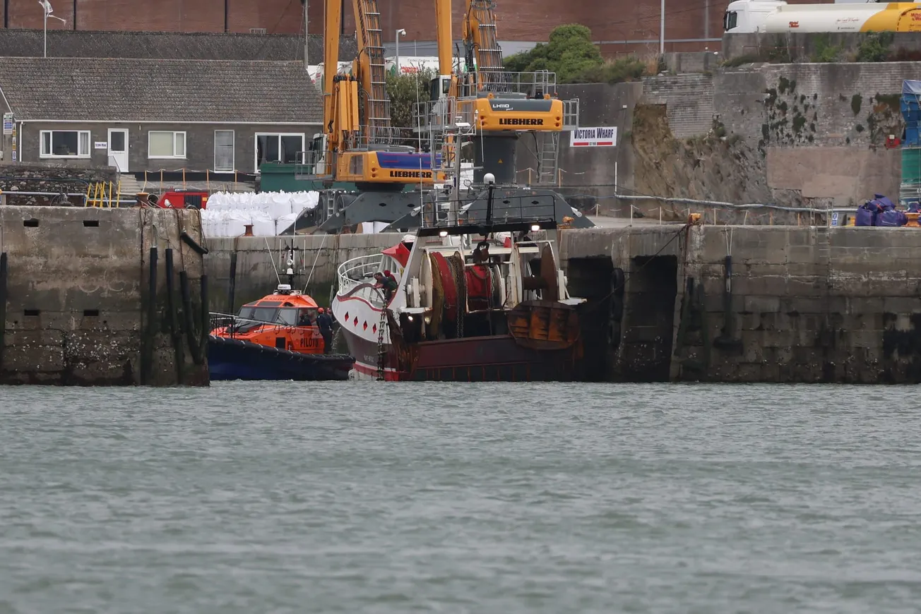 Two sailors missing after French fishing vessel sinks off Plymouth - live updates